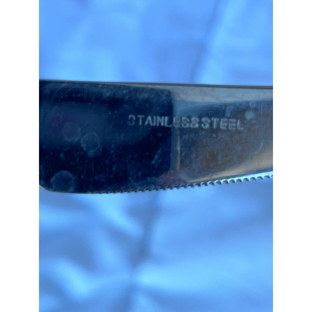 Modern Unisex Unbranded Stainless Steel Dinner Knife OS Silver